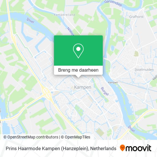 Prins Haarmode Kampen (Hanzeplein) kaart