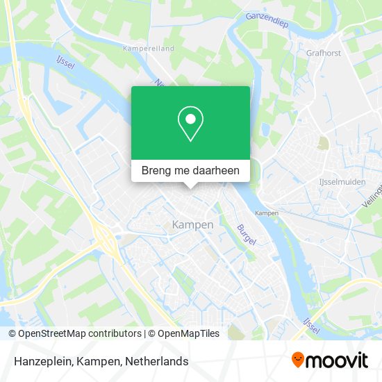 Hanzeplein, Kampen kaart