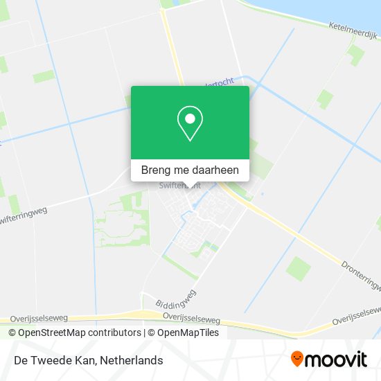 De Tweede Kan kaart