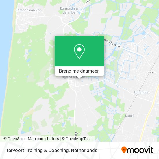 Tervoort Training & Coaching kaart