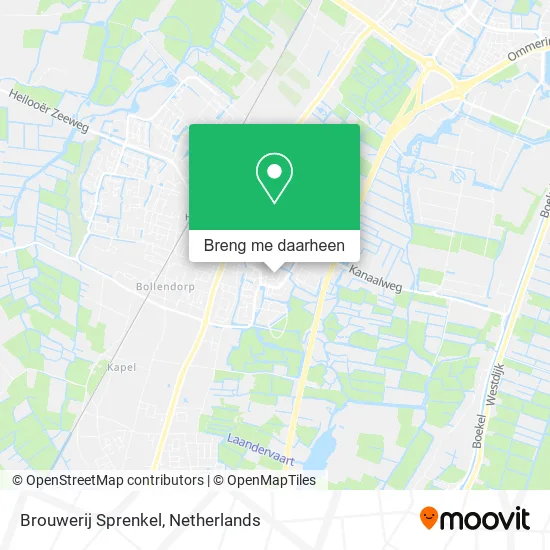 Brouwerij Sprenkel kaart