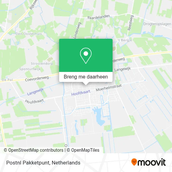 Postnl Pakketpunt kaart