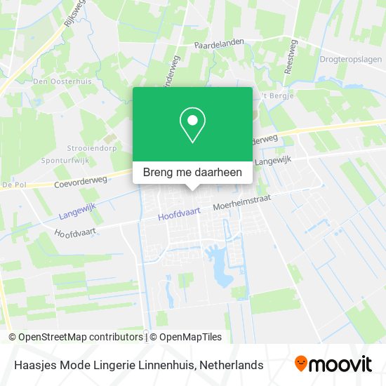 Haasjes Mode Lingerie Linnenhuis kaart