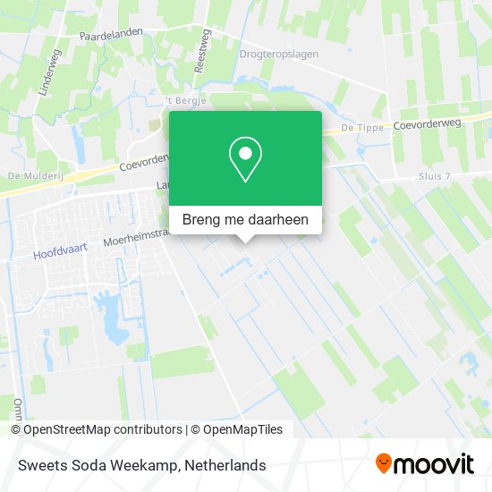 Sweets Soda Weekamp kaart