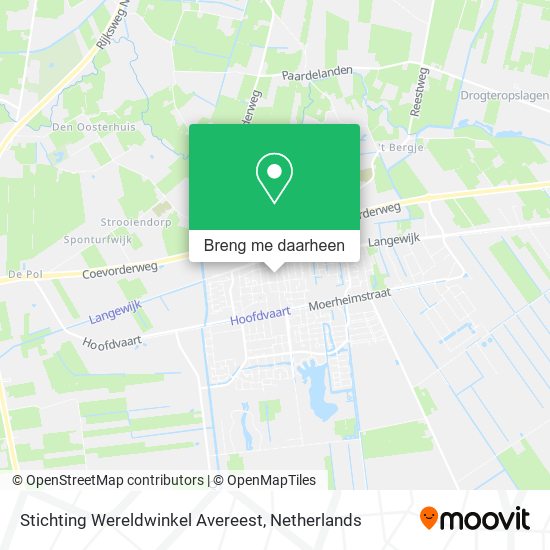 Stichting Wereldwinkel Avereest kaart