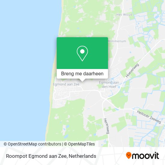 Roompot Egmond aan Zee kaart