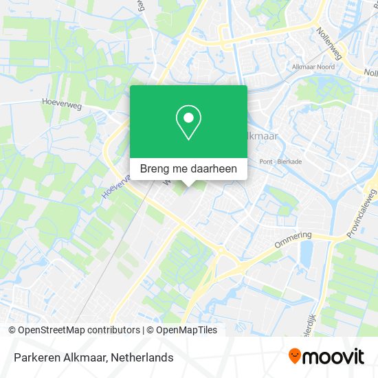 Parkeren Alkmaar kaart