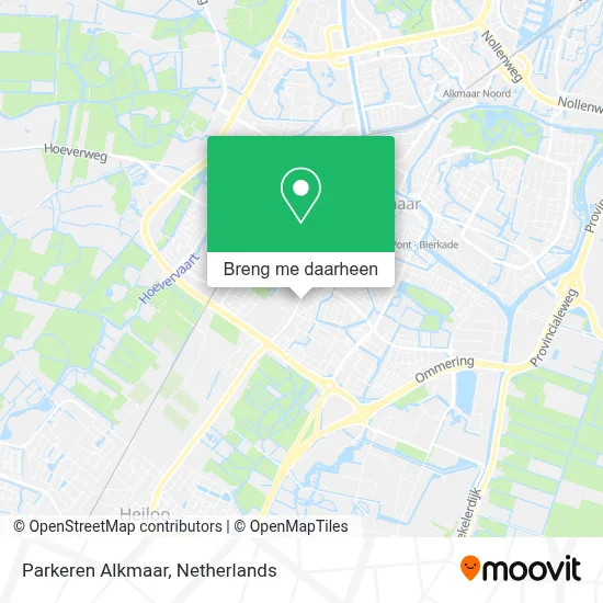 Parkeren Alkmaar kaart