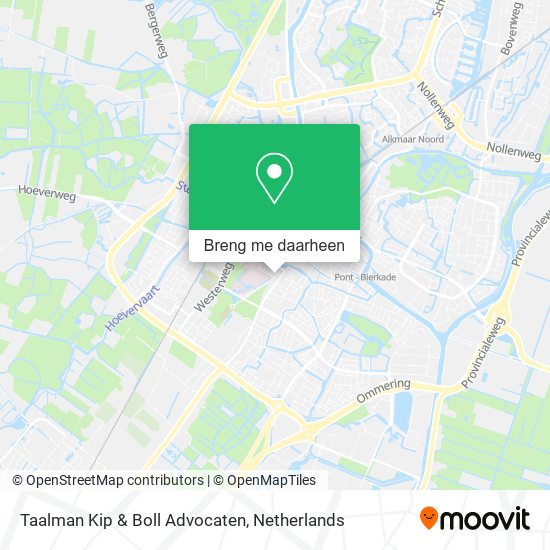 Taalman Kip & Boll Advocaten kaart