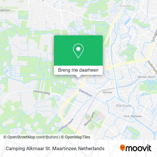 Camping Alkmaar St. Maartinzee kaart