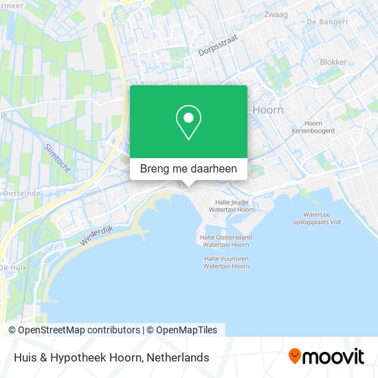 Huis & Hypotheek Hoorn kaart