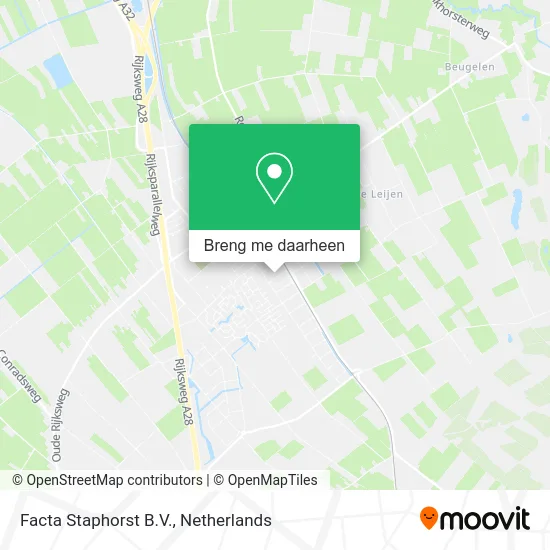 Facta Staphorst B.V. kaart