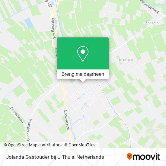 Jolanda Gastouder bij U Thuis kaart