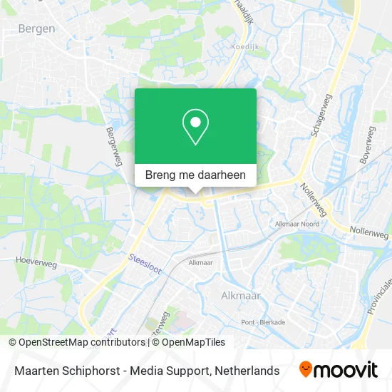 Maarten Schiphorst - Media Support kaart