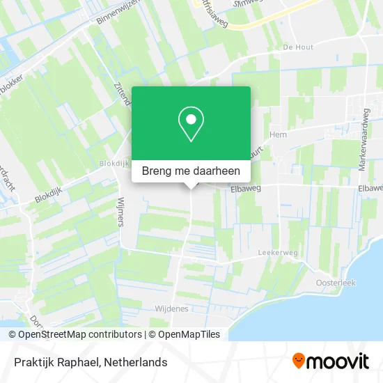 Praktijk Raphael kaart