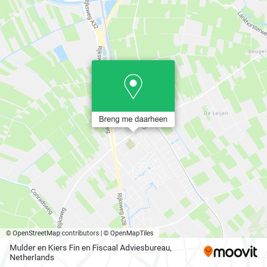 Mulder en Kiers Fin en Fiscaal Adviesbureau kaart