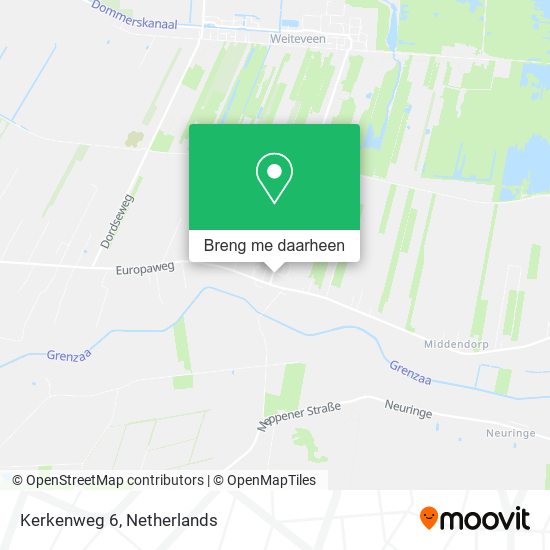 Kerkenweg 6 kaart