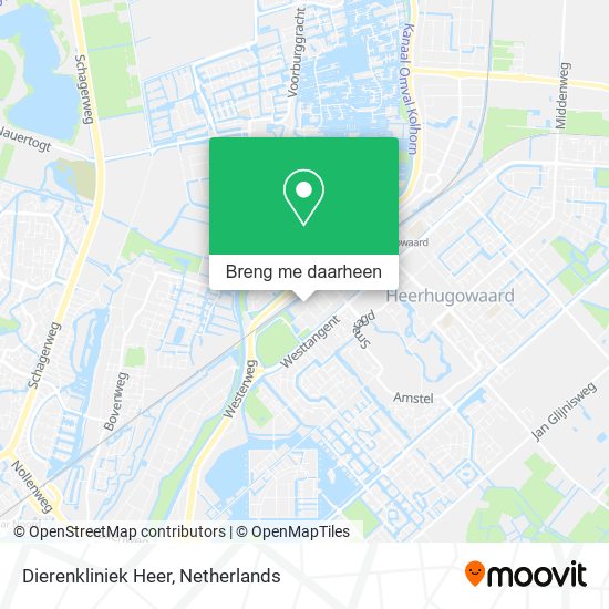 Dierenkliniek Heer kaart