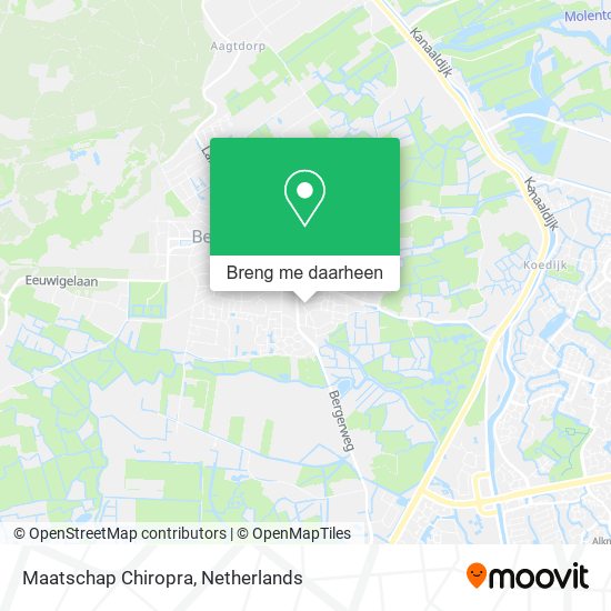 Maatschap Chiropra kaart