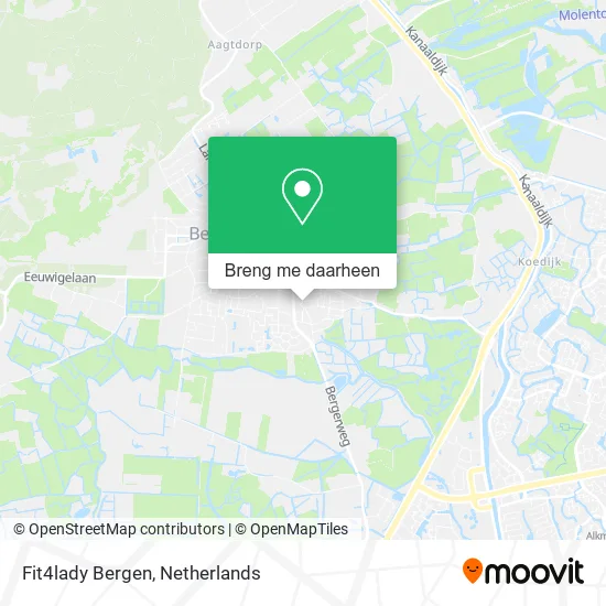 Fit4lady Bergen kaart
