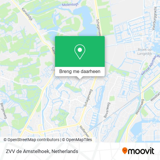 ZVV de Amstelhoek kaart
