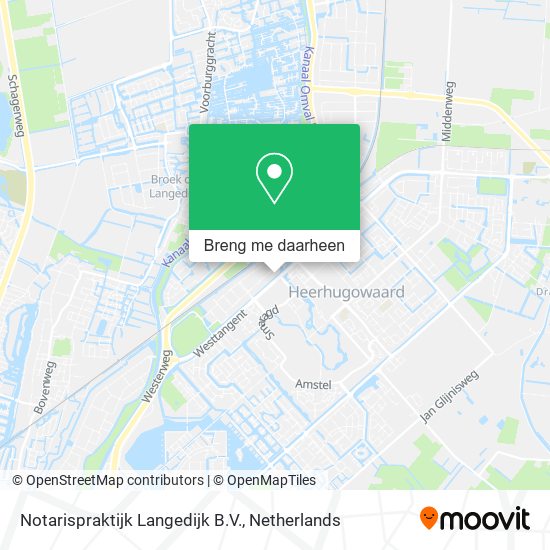 Notarispraktijk Langedijk B.V. kaart