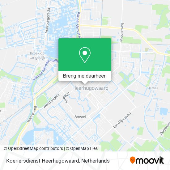 Koeriersdienst Heerhugowaard kaart