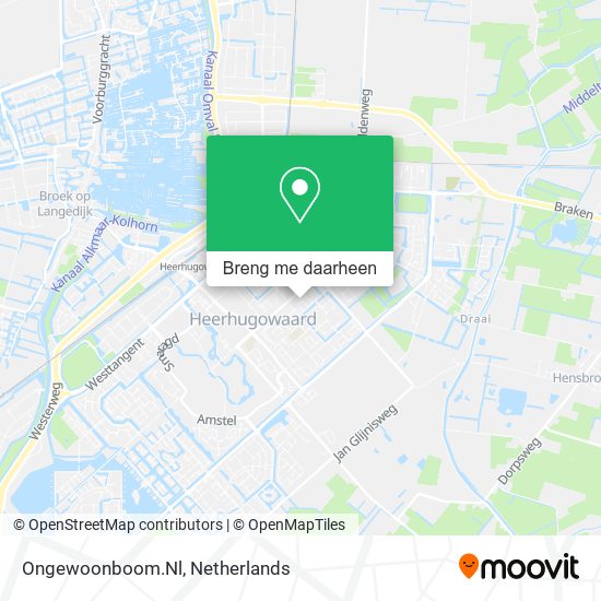 Ongewoonboom.Nl kaart