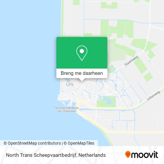 North Trans Scheepvaartbedrijf kaart