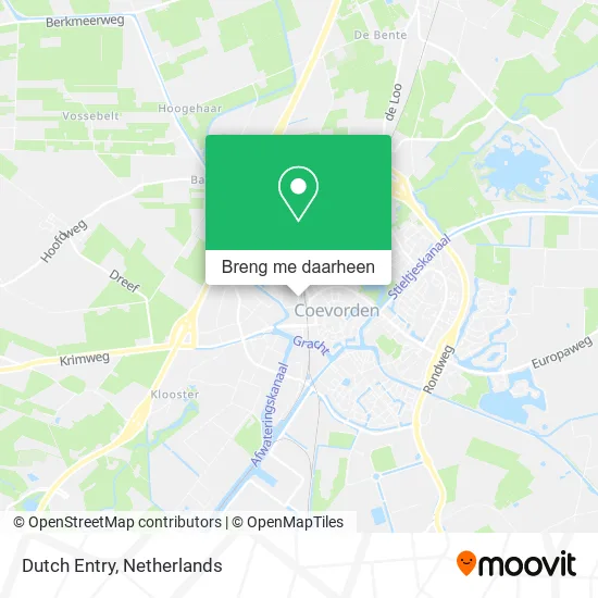Dutch Entry kaart
