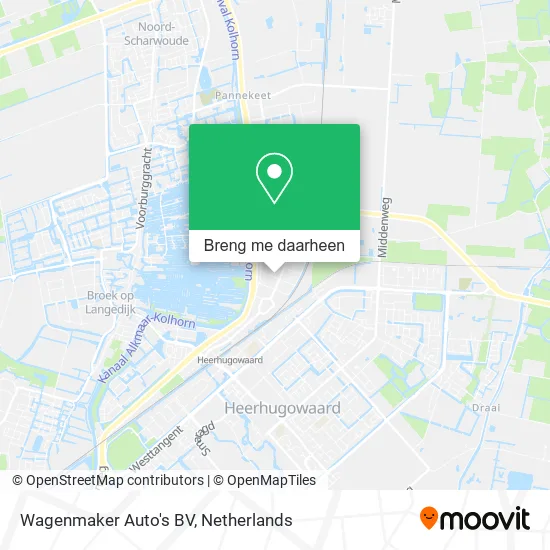 Wagenmaker Auto's BV kaart