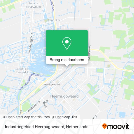 Industriegebied Heerhugowaard kaart