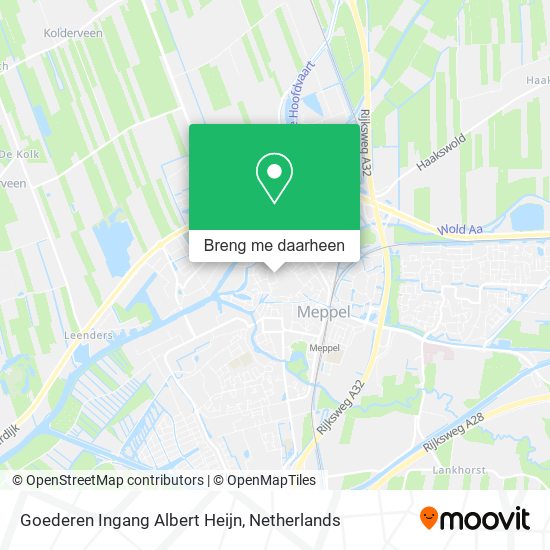 Goederen Ingang Albert Heijn kaart