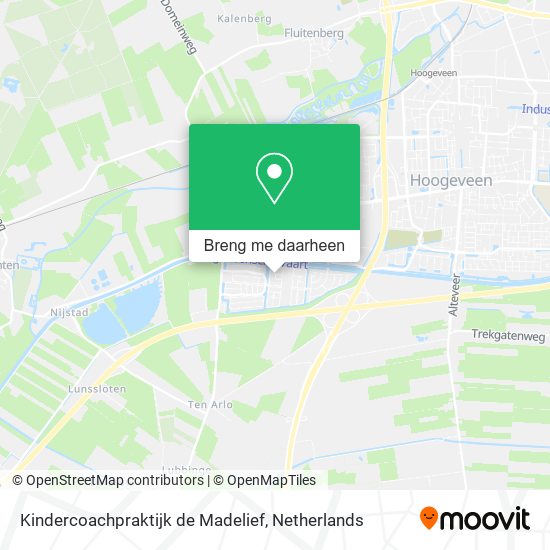 Kindercoachpraktijk de Madelief kaart
