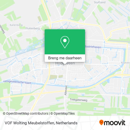 VOF Wolting Meubelstoffen kaart