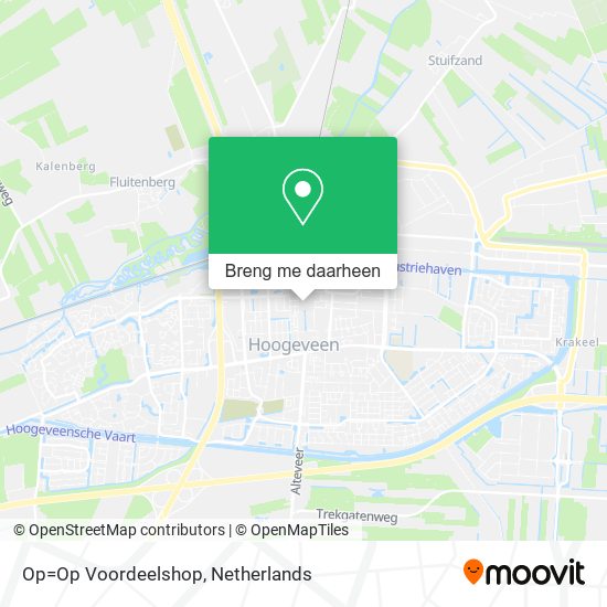 Op=Op Voordeelshop kaart