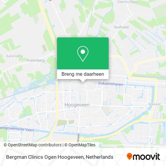 Bergman Clinics Ogen Hoogeveen kaart