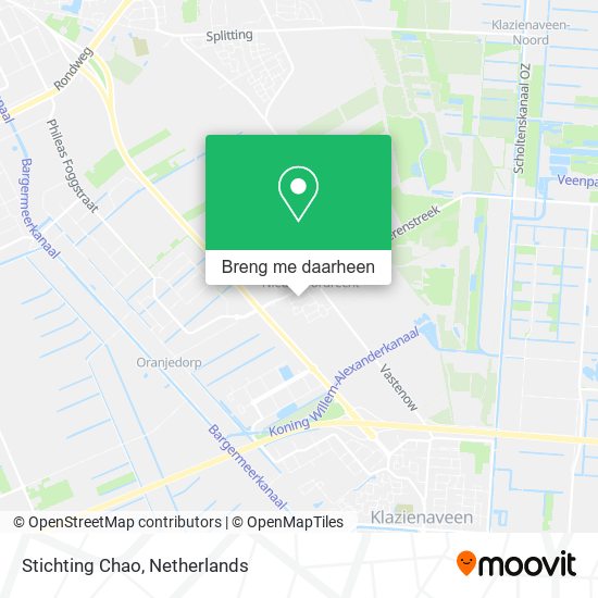 Stichting Chao kaart
