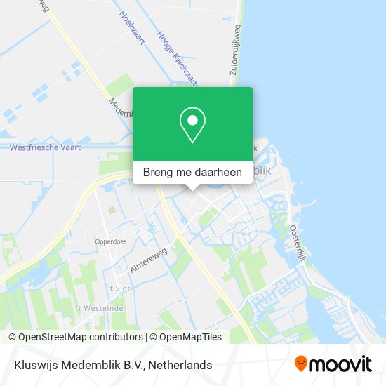 Kluswijs Medemblik B.V. kaart