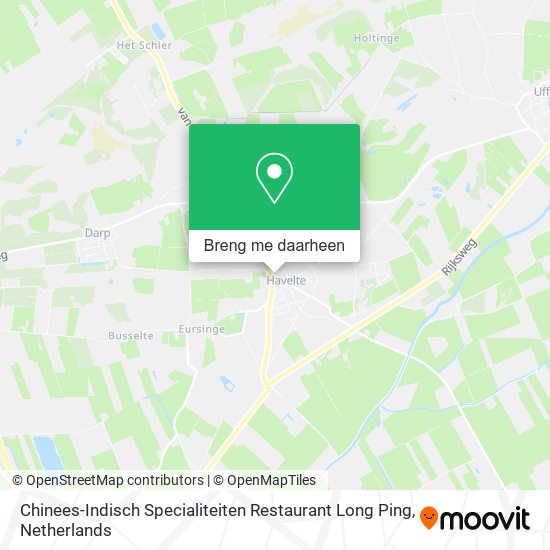 Chinees-Indisch Specialiteiten Restaurant Long Ping kaart