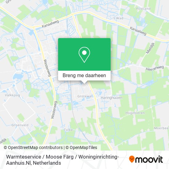 Warmteservice / Moose Färg / Woninginrichting-Aanhuis.Nl kaart