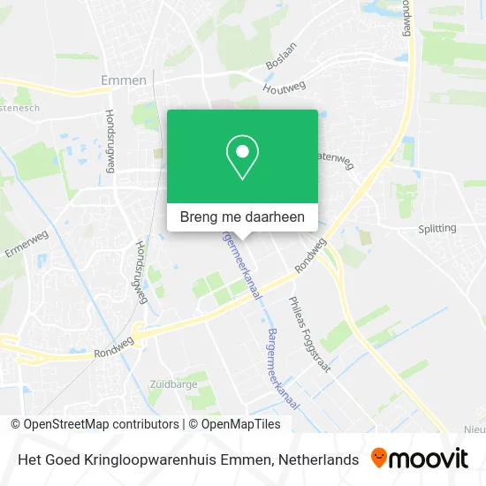 Het Goed Kringloopwarenhuis Emmen kaart