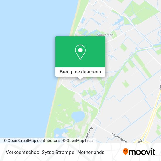 Verkeersschool Sytse Strampel kaart