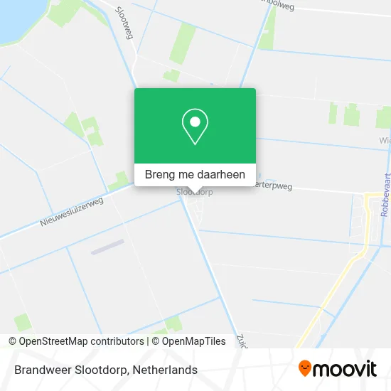 Brandweer Slootdorp kaart