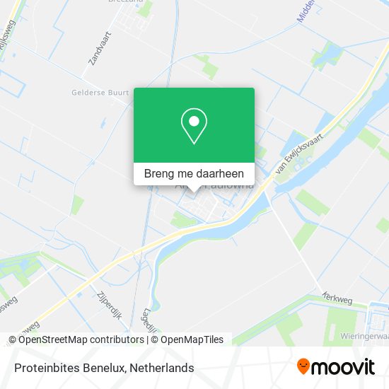 Proteinbites Benelux kaart