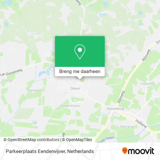 Parkeerplaats Eendenvijver kaart