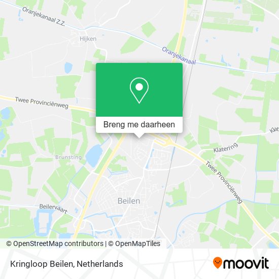 Kringloop Beilen kaart