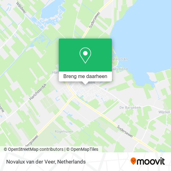 Novalux van der Veer kaart