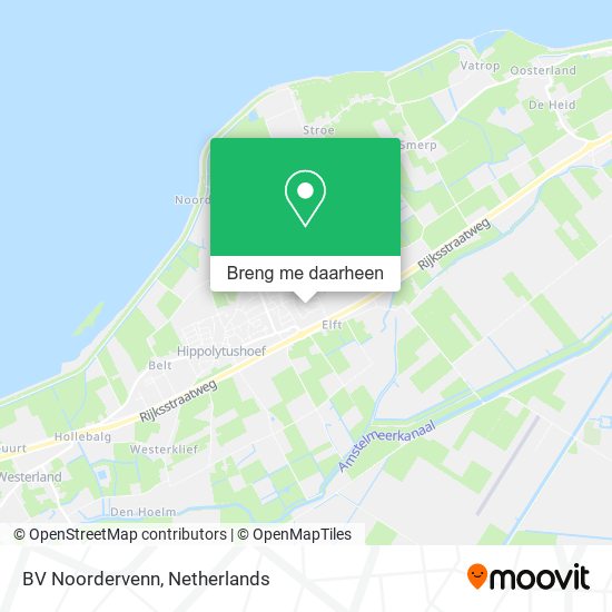 BV Noordervenn kaart