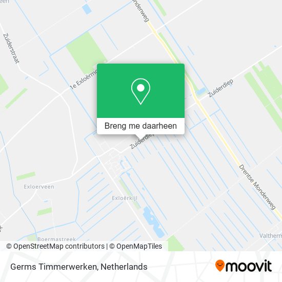Germs Timmerwerken kaart